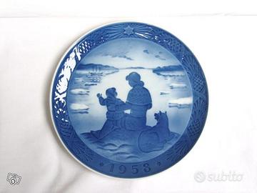 Piatto di Natale Royal Copenhagen 1958