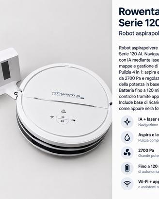 Rowenta robot aspirapolvere serie 120ai