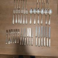 Servizio posate argento 800