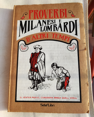 Libro proverbi Milanesi d'altri tempi
