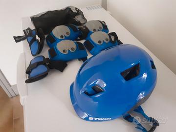 Protezione gomiti/ginocchia piu caschetto