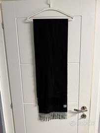 Sciarpa Moschino nera in lana