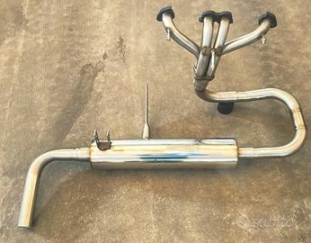 SCARICO ACCIAIO CSC COMPLETO PER FIAT X1/9