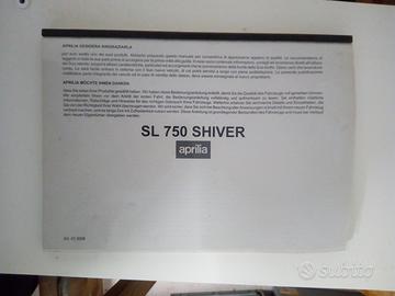Manuale Aprilia Shiver 750
