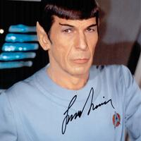 Autografo Certificato Spock_Leonard Nimoy