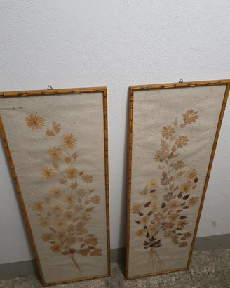 Doppia cornice con foglie secche Parma
