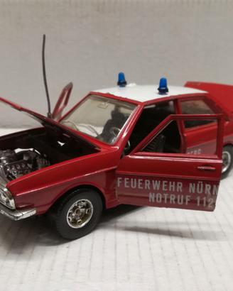 MODELLO AUDI 80 VIGILI DEL FUOCO TEDESCHI S.SCATOL