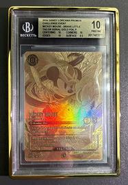 Disney lorcana Mickey mouse Gold DLC