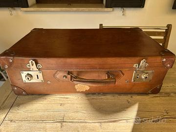 Valigia antica cuoi/pelle anni 30, Inglese