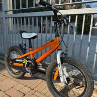 Bici arancione 16 pollici bimbo