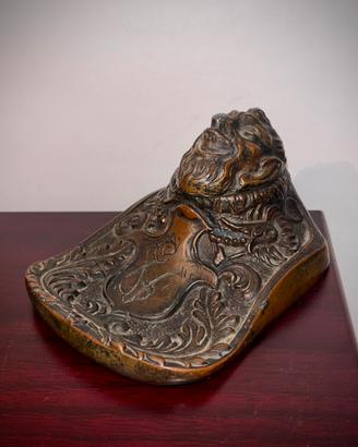 Calamaio antico 1800 bronzo