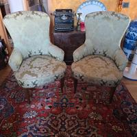 Coppia di poltroncine da camera primi anni '50