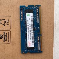 Memoria ram 2GB 204Pin SO-DIMM DDR3L