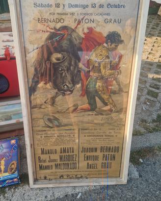 2 manifesti originali 1973 la corrida 