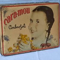 Scatola in latta vintage Ambrosoli