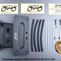 Portatarga specifico AVDB SUZUKI SV 650 2016 2024