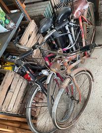 Tre biciclette Vintage