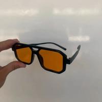 New black & orange vintage Sunglasses y2k retro vi