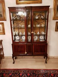 Vetrina antica stile inglese vittoriano