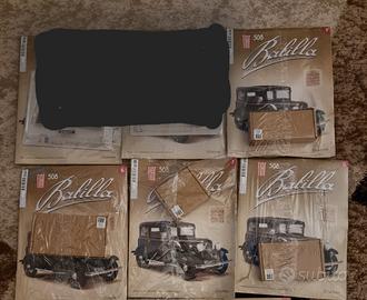 4 fascicoli Fiat Balilla Hachette scala 1/8
