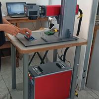 Laser fibra 60W MOPA Lenti 110x100-220x200 +Tornio