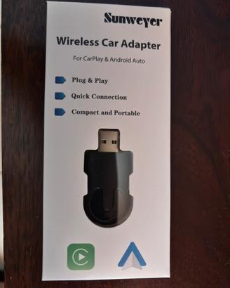 Adattatore wireless per android auto e apple