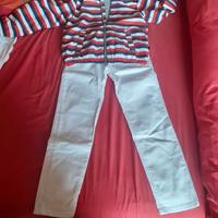 Jeans e giubbino benetton 8 anni