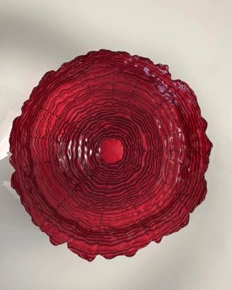 Centrotavola in vetro Rosso