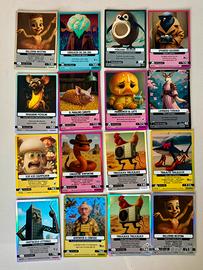 Lotto 16 carte Skifidol Brainrot holo stellina