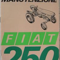 Manuale di uso e manutenzione  trattore Fiat 250