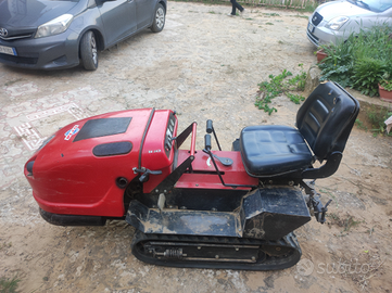 Mini trattore con cingoli in gomma