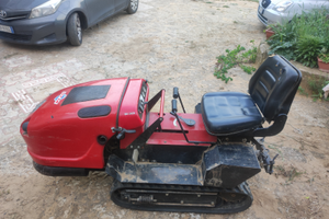 Mini trattore con cingoli in gomma