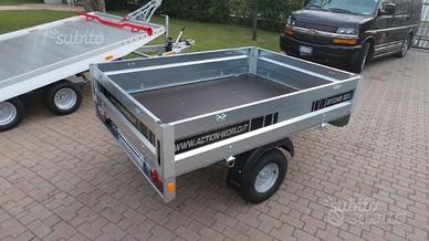 Carrello trasporto cose con sponde 200 x 145 x 35