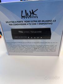 Splitter 4 porte HDMI ULTRA HD 4K