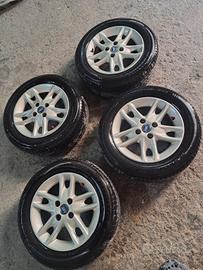 cerchi in lega originali fiat 14 con gomme nuove 