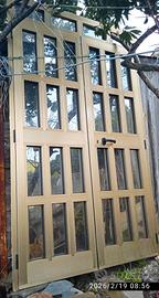 portoncino in alluminio 