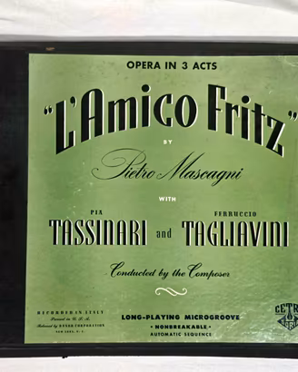 Pietro Mascagni- L'Amico Fritz Opera Cetra