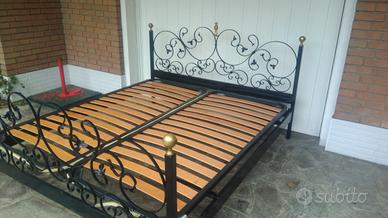 letto in ferro battuto 