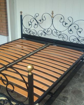 letto in ferro battuto 
