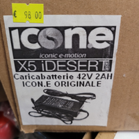 Caricabatterie icone x5 idesert originale 42v