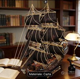 Perla nera barca da montare in carta