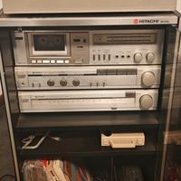 stereo modulare vintage hitachi