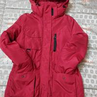 Giubbotto Trussardi da donna rosso con cappuccio 