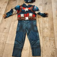 Vestito carnevale capitan america originale marvel