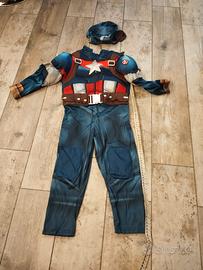 Vestito carnevale capitan america originale marvel