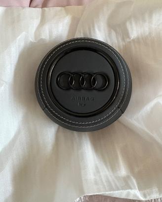 Cover Airbag Volante Sterzo AUDI A3 A4 A5 Q2 Pelle
