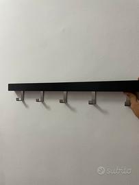 Attaccapanni da parete IKEA TJUSIG nero