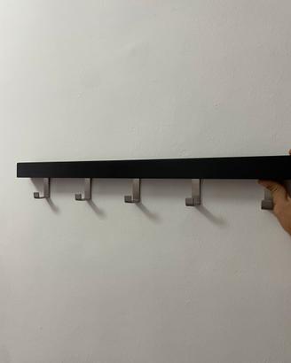 Attaccapanni da parete IKEA TJUSIG nero