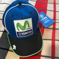 Cappellino con visiera moto gp yamaha movistar