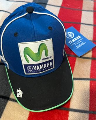 Cappellino con visiera moto gp yamaha movistar